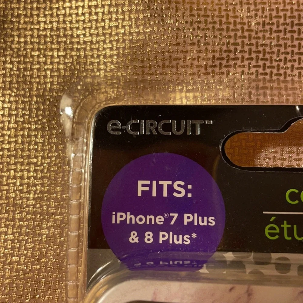 2- E-Circuit phone cases new in packages- iPhone 7 Plus & 8 plus